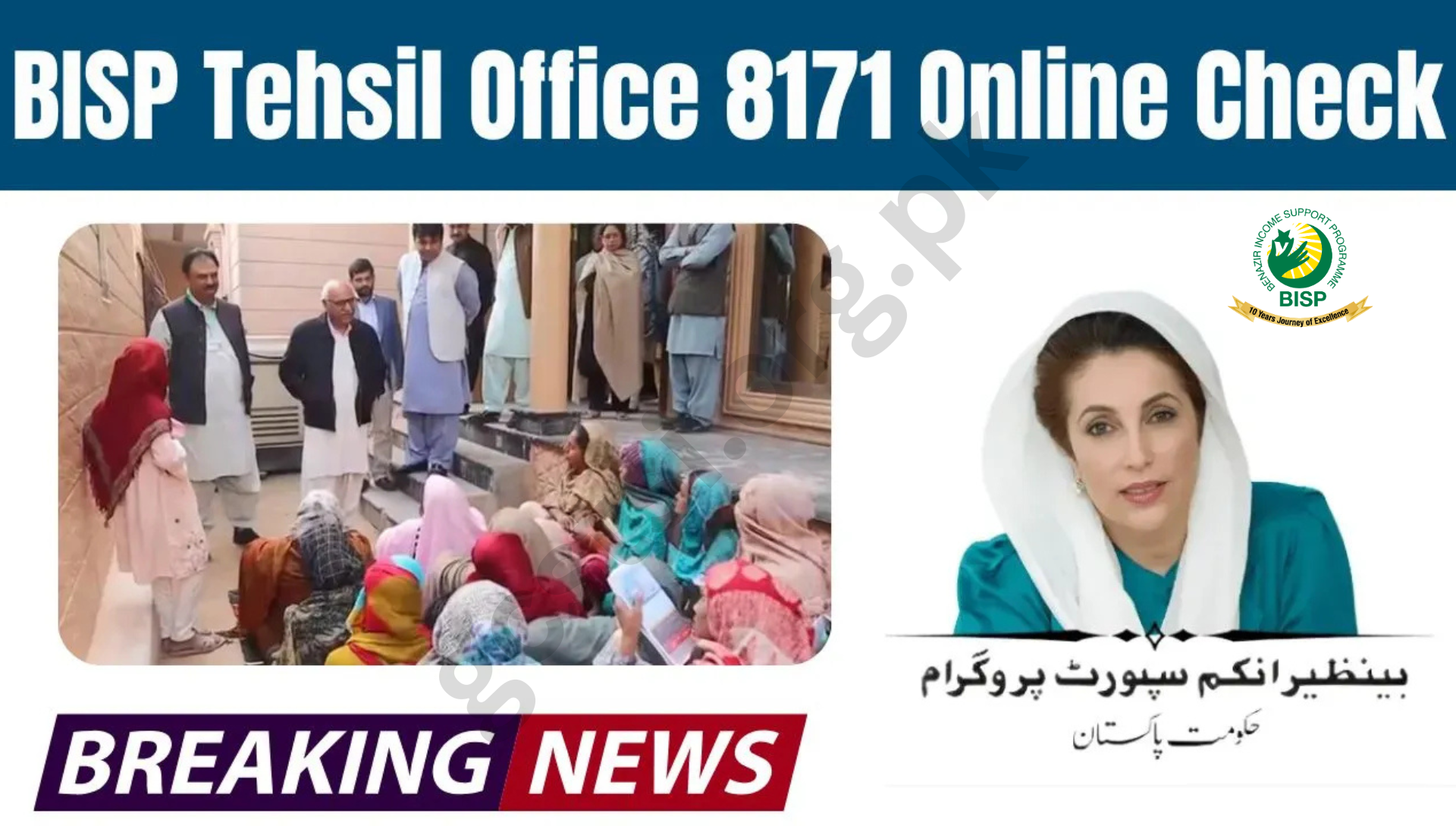 BISP Tehsil Office 8171 Online Check