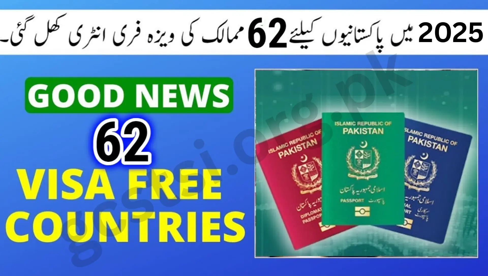 Visa-Free Countries For Pakistan Passport